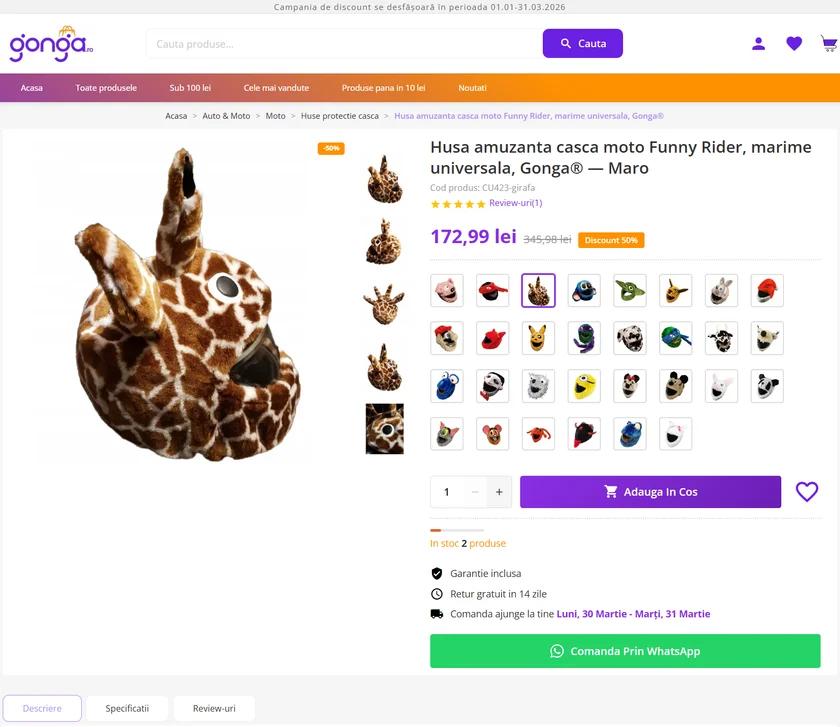 Gonga — Captură desktop