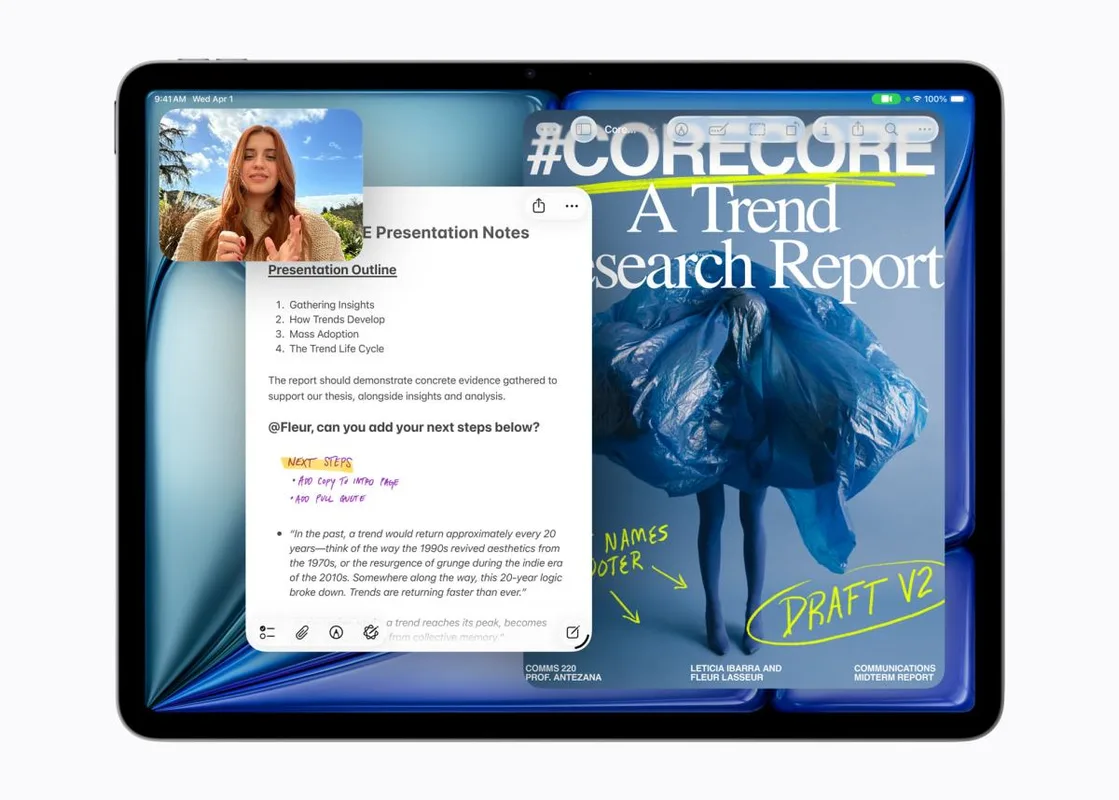 Apple îmbunătățește iPad Air cu noul cip M4, prețuri de la 599 USD