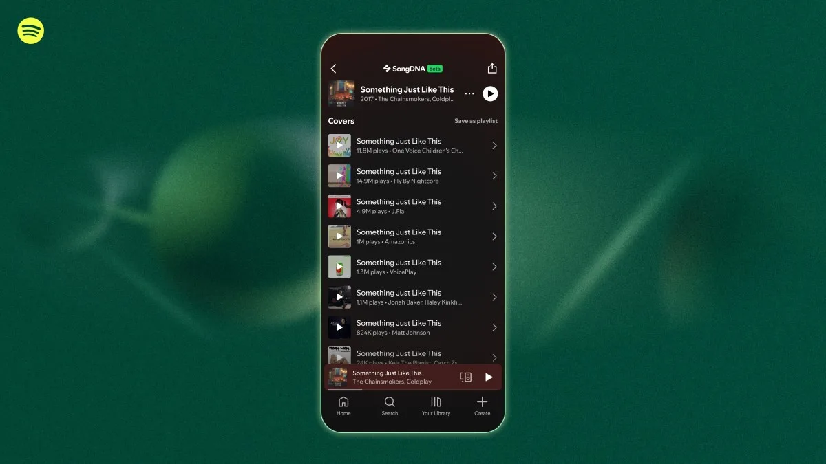 Spotify lansează SongDNA pentru a explora conexiunile muzicale
